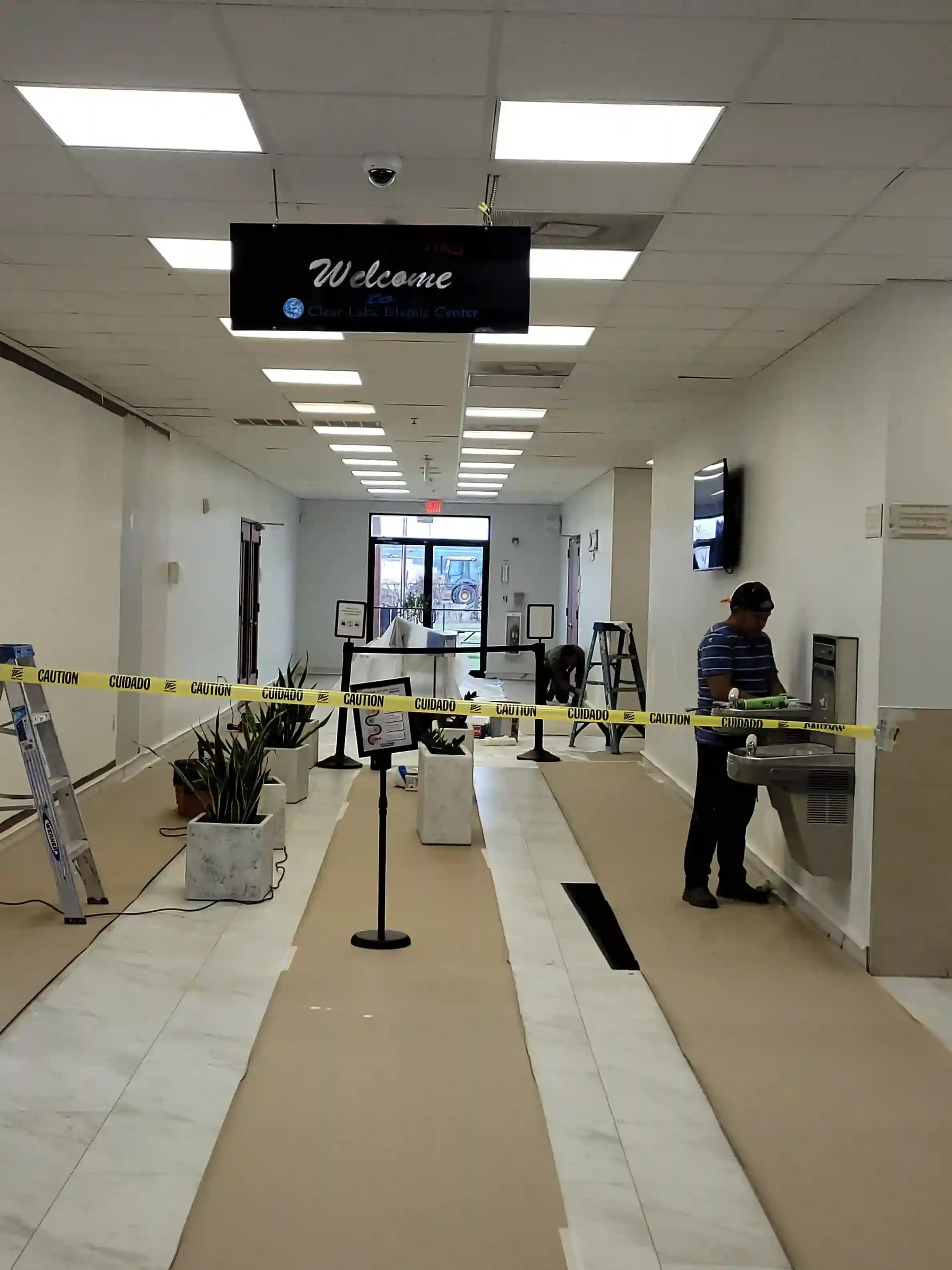 Glass shower enclosure