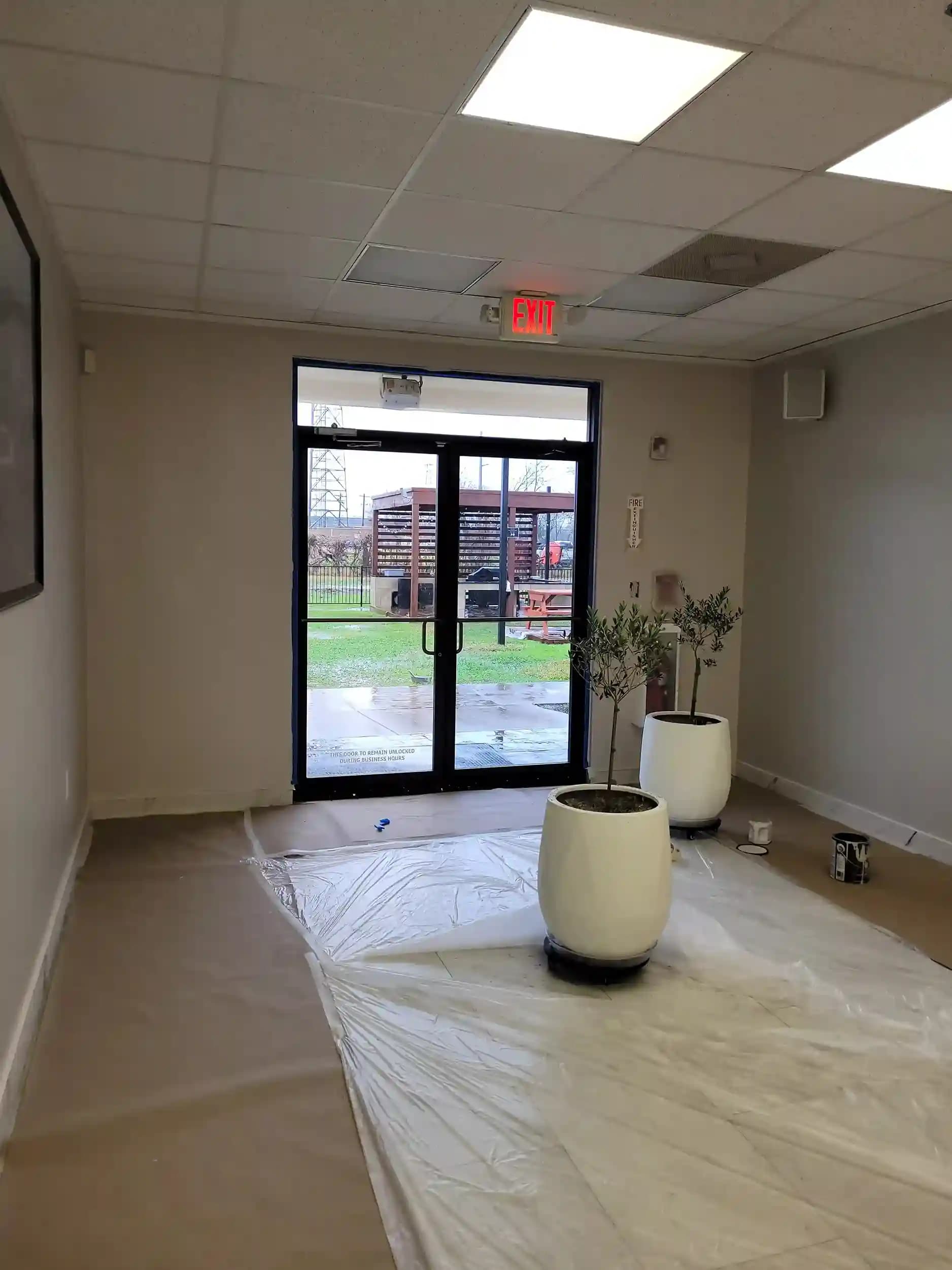 Glass shower enclosure